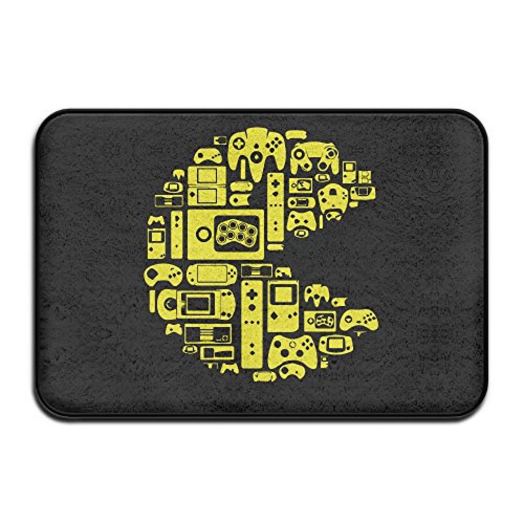 Fengziya Retro Video Game Themed Doormats / Entrance Rug Floor Mats