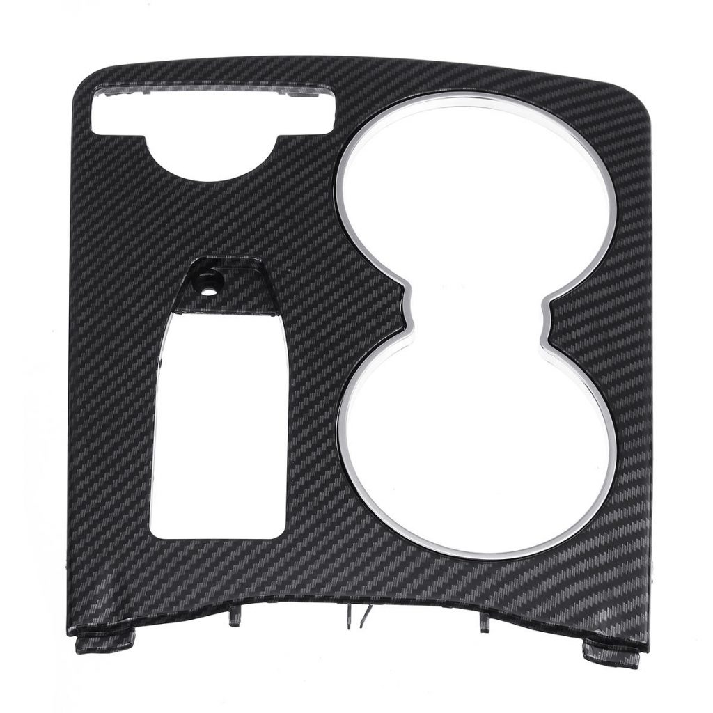 Carbon Fiber Color Central Console Cup Holder Trim Cover 2046800307911 ...