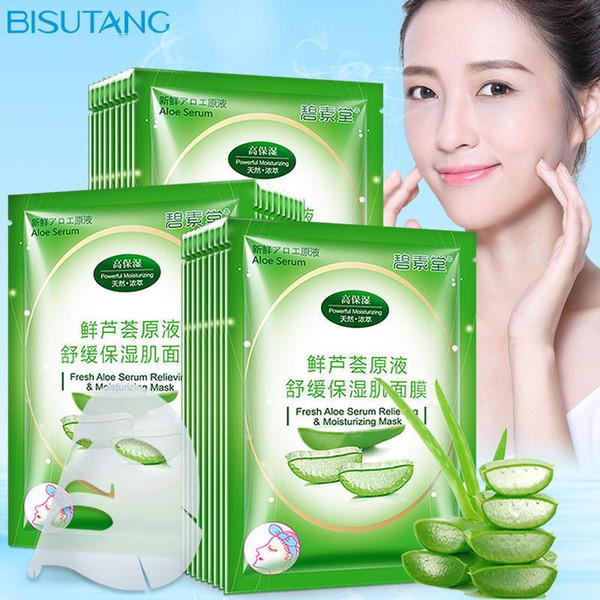 Easy absorb Aloe leaf extract Oil-control Black face Skin Care mask ...