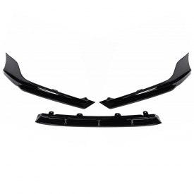 Painted Black Pearl Front Bumper Lip Protector Splitter Kit For HONDA ACCORD AKASAKA 2018-19