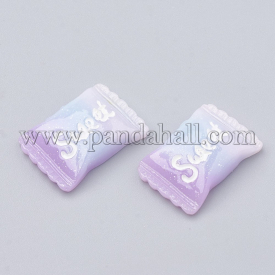 Imitation Jelly Style  Resin Cabochons, Sweets, Imitation Food, Plum, 23x15x5mm