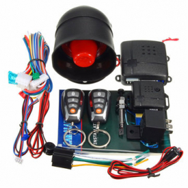 L202 LED Universal One-Way Smart Anti-Theft Remote Control Car Alarm System