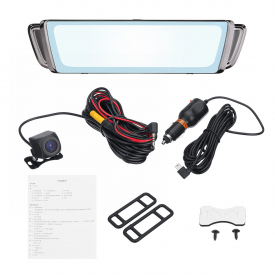 1080P 10 inch Night Vision G-Sensor Loop Recording 170 Degree Car DVR with Rear Camera