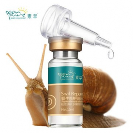 10ML Soon Pure Snail Repairing Moisturizing Solution Original Liquid