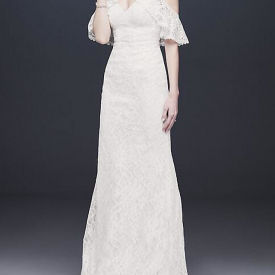 A-Line Simple Plus Size Wedding Dresses Cheap