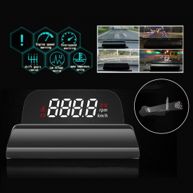 T100 Car HUD OBDII OBD2 Automobile Refitting Multi-functional Head Up Display Speed Water Temperature Voltage Stereoscop