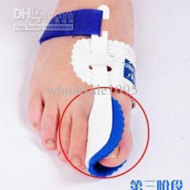 Retail Blue Toes Bunion Night Splint Corrector for Great Toe Health Nail Care Tools ,Free Shipping