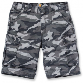 Carhartt Mens Rugged Relaxed Leg Pocket Camo Cotton Cargo Shorts Waist 42′ (107cm)