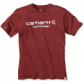 Carhartt Mens Short Sleeve Cotton Core Crew Neck Logo T-Shirt XS – Chest 30-32′ (76-81cm)