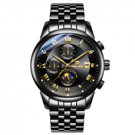Tevise Multifunctional Automatic Waterproof Calendar Leisure Mechanical Watch