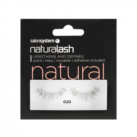 naturalash 020 black strip lashes
