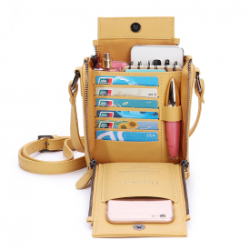 Brenice Women Solid Multifunctional Bag Phone Bag