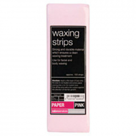 Salon Services Paper Waxing Strips Pink Pack of 100