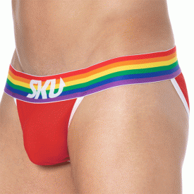 SKU Rainbow Tanga Briefs – Red XL