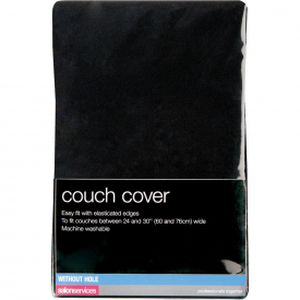 salon services couch cover black
