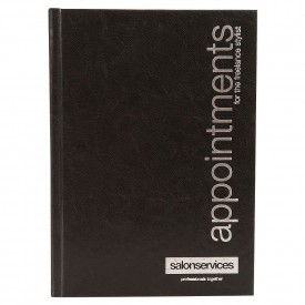 Salon Services Appointment Book Freelance Black