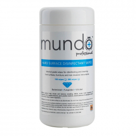 mundo hard surface wipes pack of 100
