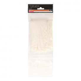 Salon Services Clear Latex Gloves Pack of 10 – Small