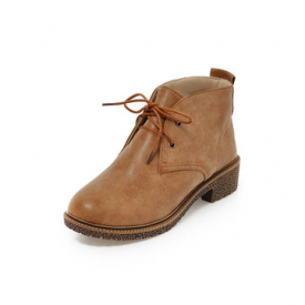 Plus Size Bandage Retro Boots