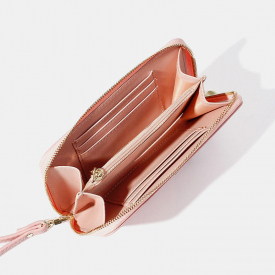 Women Faux Leather Long Wallet Phone Wallet Clutches Bags