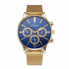 Men’S Creative Stainless Steel Quartz Wrist Watch