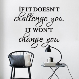 Inspirational Motto Wall Sticker For Home Decoration Waterproof Removable Decals