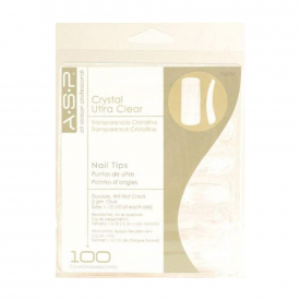 ASP Crystal Clear Tips Assorted Pack of 100
