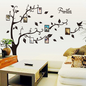 120X170CM Photo Tree Frame Wall Sticker for Family Decoration