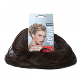 hairdo style-a-do and mini-do clip in hair piece r10/ chestnut duo pack