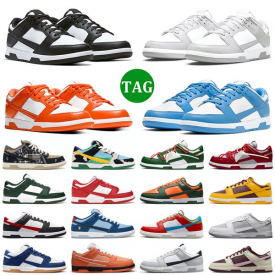 Casual Shoes Men Women Low White Black Panda UNC Grey Fog Syracuse Pine Green University Red Fruity Pebbles Vintage Navy Chicago GAI Mens Trainers Sports Sneakers
