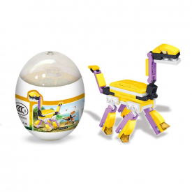 Creative Assembly Deformation Dinosaur Eggs ABS Plastic Novelty Educational Apatosaurus Toys Gift for Children