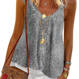 Floral Casual Camisole Neckline Summer Tops For Women