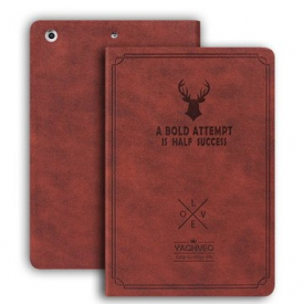 Vintage Leather Flip Shockoproof Kickstand Case For iPad Pro 9.7 Inch