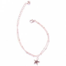Stylish Multilayer Pentagram Pendant Anklet For Women
