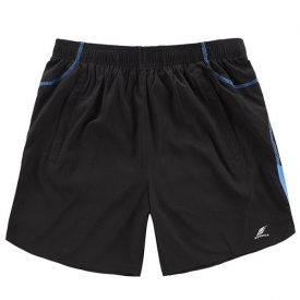 Plus Size Elastic Waist Straight Leg Loose-Fitting Basketball Men’s Shorts