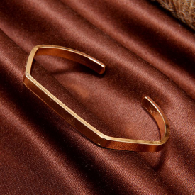 Hexagon Cuff Bracelet