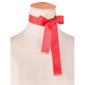 Alloy Velvet Bowknot Choker Necklace