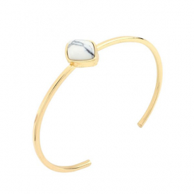 Bohemian Artificial Turquoise Geometric Cuff Bracelet