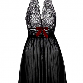 Halter Lace Plus Size Babydoll