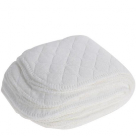 10PCS Cotton Washable Diaper Nappies Insert Reusable Cloth