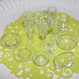 Doll House DIY Kitchen Plastic Dish Classic Children Toy