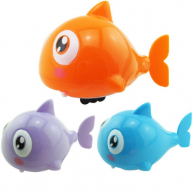 Lovely Shark Pattern Wind-up Toy for Kids Bathing Paddle Essential