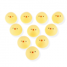 Squishy TPR Chicken Toy Anti-stress Squeeze Stretchy Cute Style 10pcs