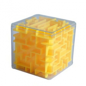 3D Maze Solid Color Plastic Intelligence Toy