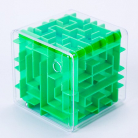 3D Maze Solid Color Plastic Intelligence Toy
