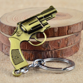 Stylish Keychain Simulation Gun Pattern Design