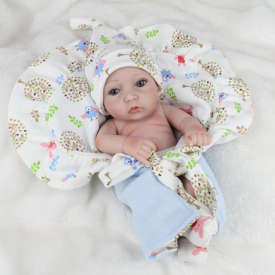 Lovely Reborn Doll Emulational Baby Silicone Toy Sleeping Help Gift