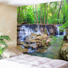 Wall Hanging Forest Stream Landscape Tapestry