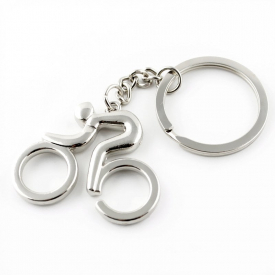 Metal Bike Style Key Ring for Decoration