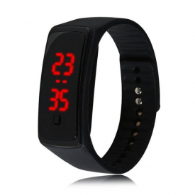 LED Digital Display Silicone Watch